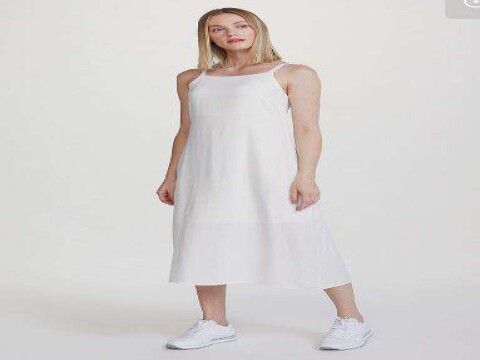 VESTIDO MIDI FEMININO HERING HA91 - Off white